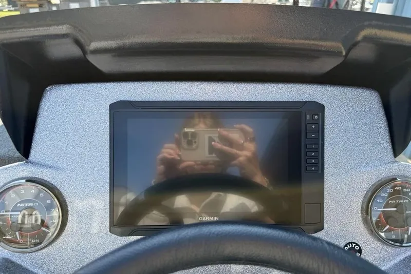 Slide: The Image of Dashboard of 2026 Nitro Z20 XL Pro with Garmin display and gauges. - 15