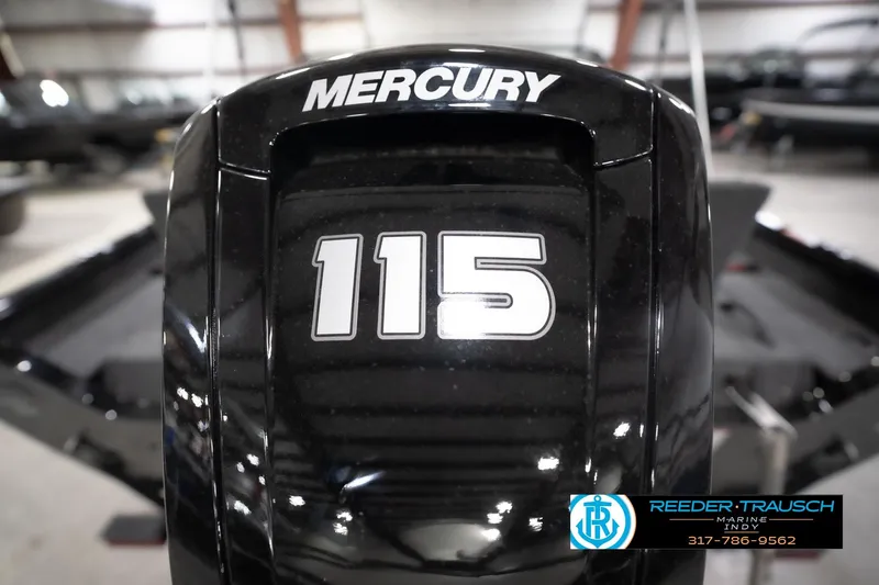 Slide: The Image of Mercury 115 outboard motor on 2026 Lund 1775 Impact XS boat. - 54