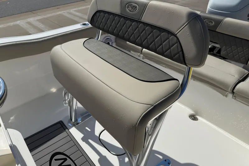 Slide: The Image of 2026 Key West 203 FS boat seat with sleek, modern design and comfortable upholstery. - 35