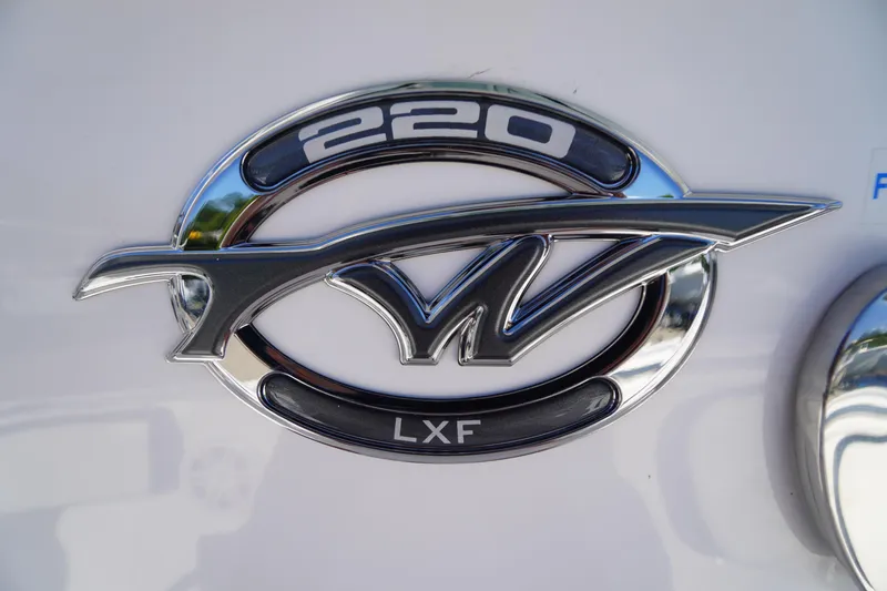 Slide: The Image of Tidewater 220 LXF 2026 model emblem on a white background. - 4