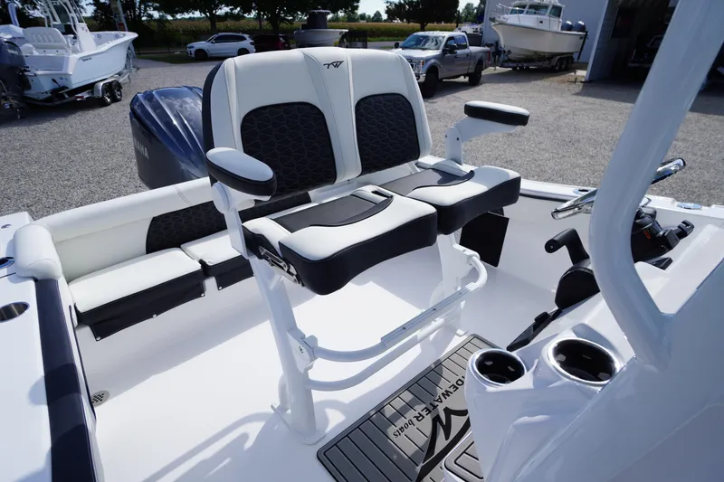 Slide: The Image of 2026 Tidewater 220 LXF boat interior with dual seating and modern design. - 47