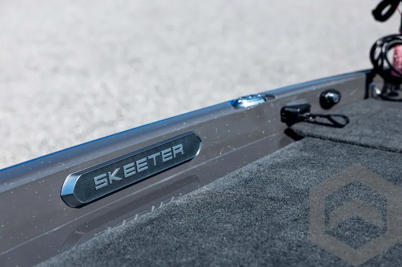 Slide: The Image of 2026 Skeeter FXR21 Apex boat deck with logo, featuring sleek design and modern detailing. - 43