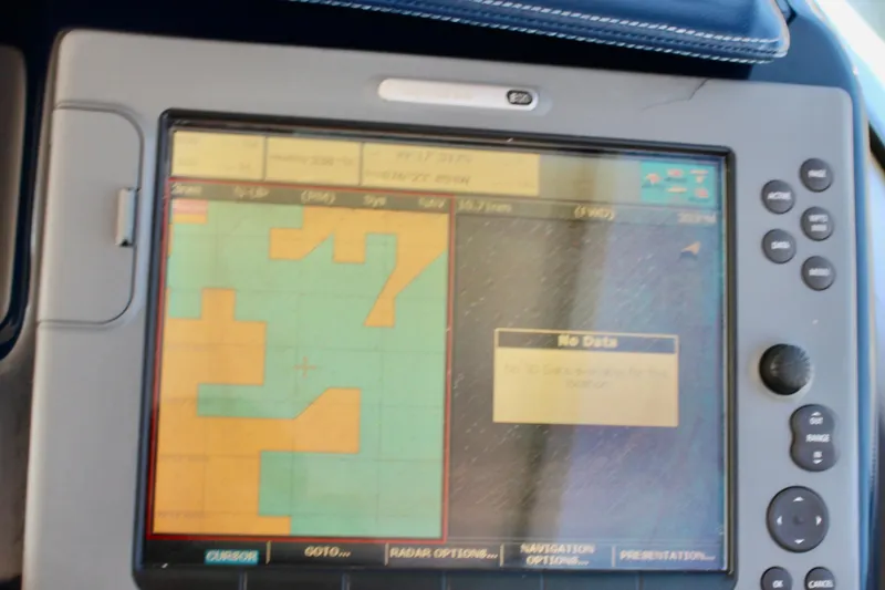 Slide: The Image of Navigation system display on a 2008 Tiara Yachts 3500 Sovran boat. - 27