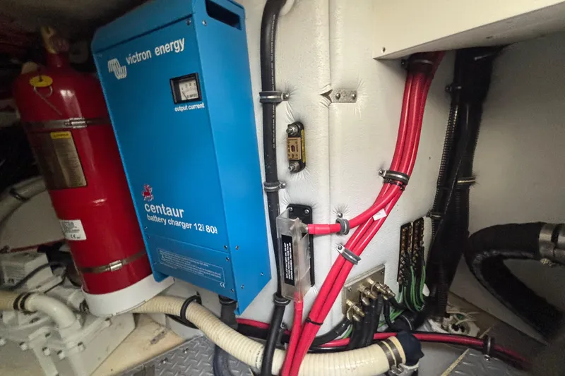 Slide: The Image of Joystick control panel on a 2017 Formula 37 Performance Cruiser boat. - 39