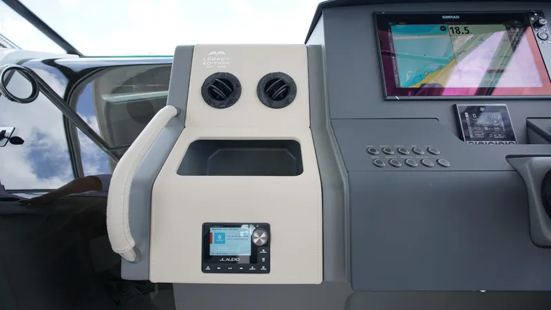 Slide: The Image of Control panel of 2025 Nimbus Weekender 11 #60 with navigation display and controls. - 17