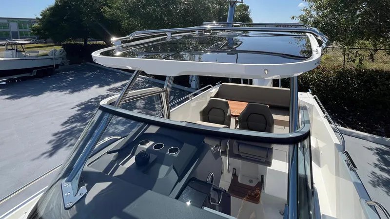 Slide: The Image of 2024 Nimbus Tender 8 #314 boat with sleek design and modern interior. - 13