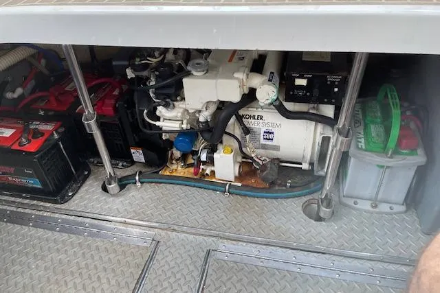 Slide: The Image of Engine compartment of a 1999 Formula 400 Super Sport with Kohler power system. - 26