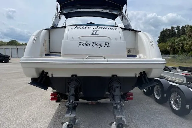 Slide: The Image of Rear view of 1999 Formula 400 Super Sport boat on trailer, Palm Bay, FL. - 27