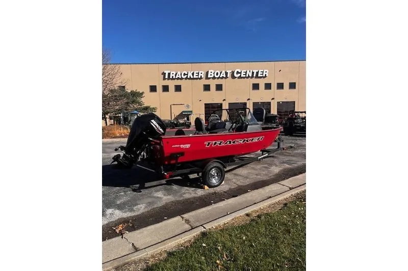 Slide: The Image of 2026 Tracker Pro Guide V-16 WT boat displayed at Tracker Boat Center. - 52