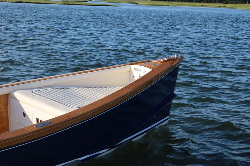 Slide: The Image of Luxury DORRIEN YACHTS 160T 1/1, 2025 model, cruising on serene waters. - 7