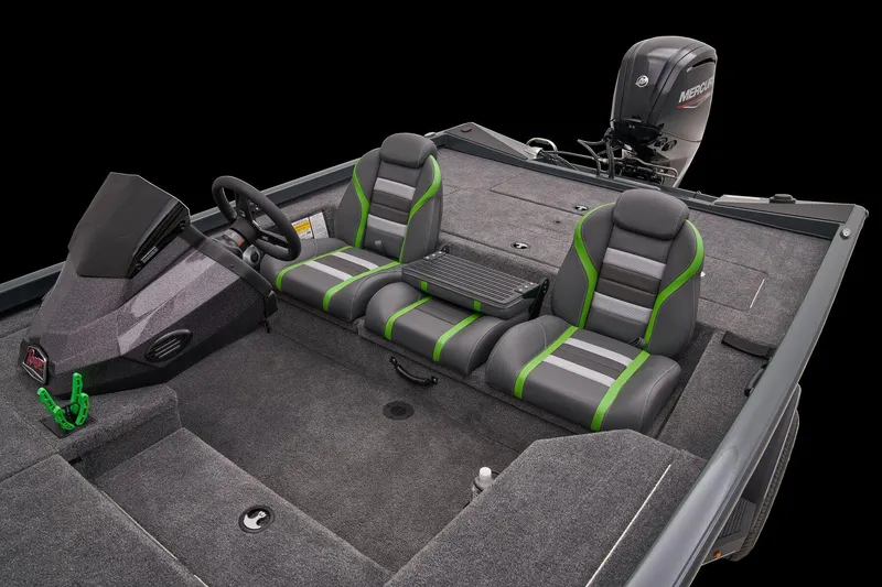 Slide: The Image of Manufacturer Provided Image: 2025 Ranger RT178 boat interior with modern seating and steering console. - 51