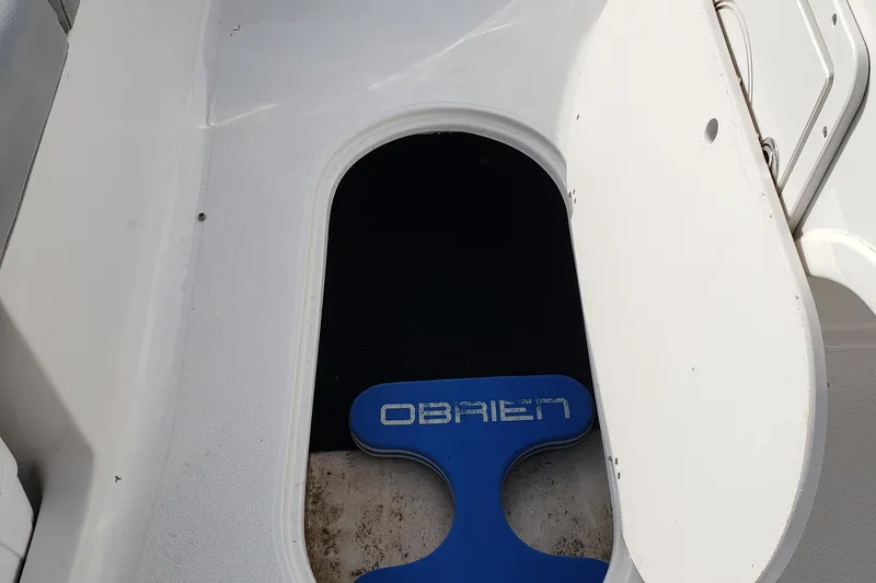 Slide: The Image of Interior of a 2015 Starcraft Limited 2000 IO boat with O'Brien kneeboard. - 21