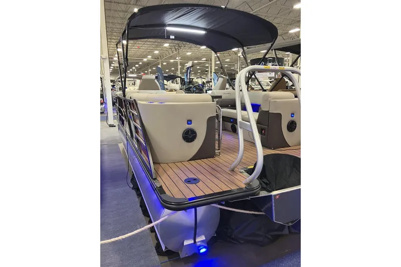 Slide: The Image of 2026 Bentley Pontoons 223 Elite Admiral with sleek design and modern features. - 11