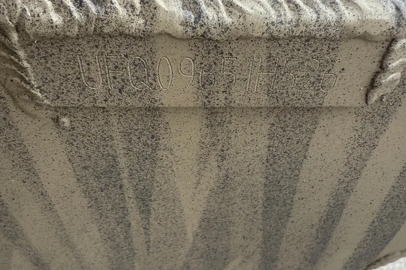 Slide: The Image of 2026 Gator Tail 1754 Extreme boat hull with visible serial number engraving. - 9