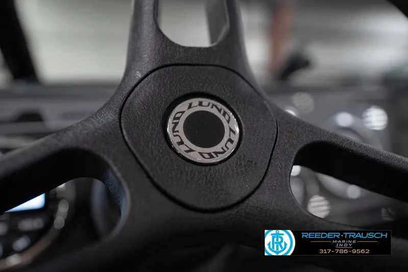 Slide: The Image of Close-up of 2026 Lund 1875 Impact XS steering wheel with logo. - 36