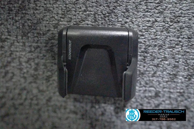 Slide: The Image of Black Scanstrut mount on Lund 1800 Explorer Sport 2026 boat interior. - 94