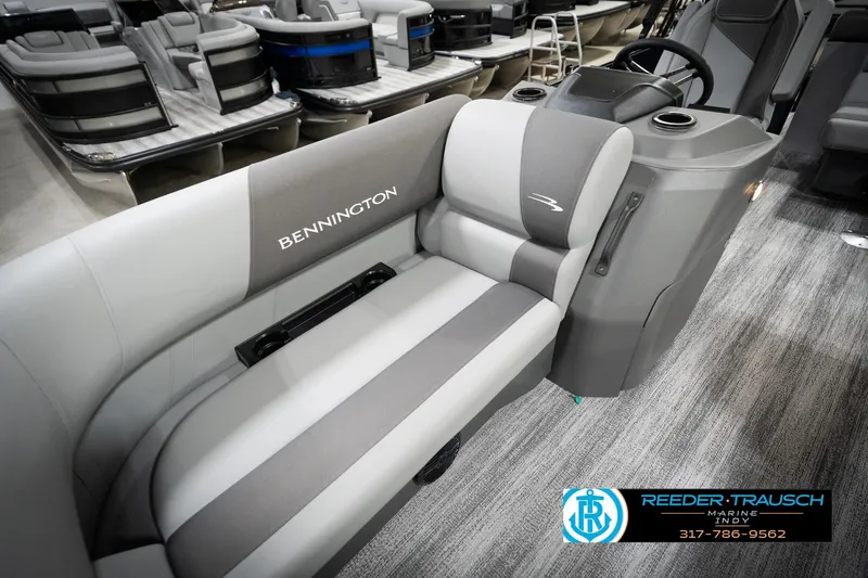 Slide: The Image of Marine-grade speaker on 2026 Bennington 188 SLJ boat, featuring Rockford Fosgate audio system. - 44