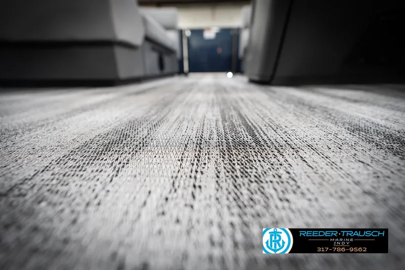 Slide: The Image of 2026 Bennington 188 SLJ boat logo with Reeder-Trausch Marine contact details. - 48