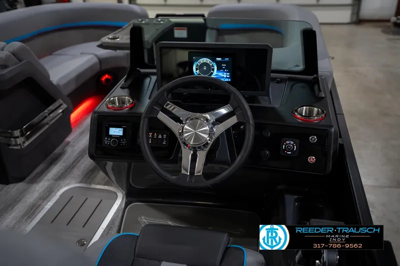 Slide: The Image of Temperature-controlled showroom with Bennington 22 MFB boats, offering premium, weather-proof shopping experience. - 31