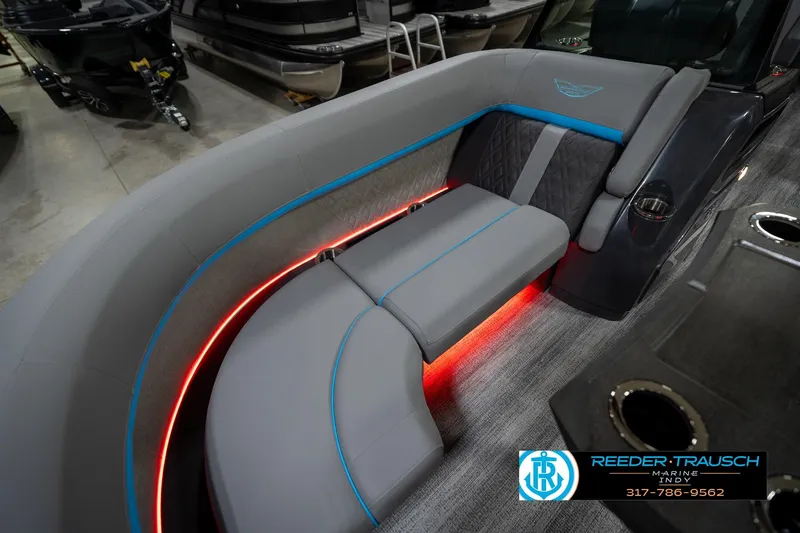 Slide: The Image of Control panel of 2026 Bennington 22 MFB boat with various function buttons. - 41