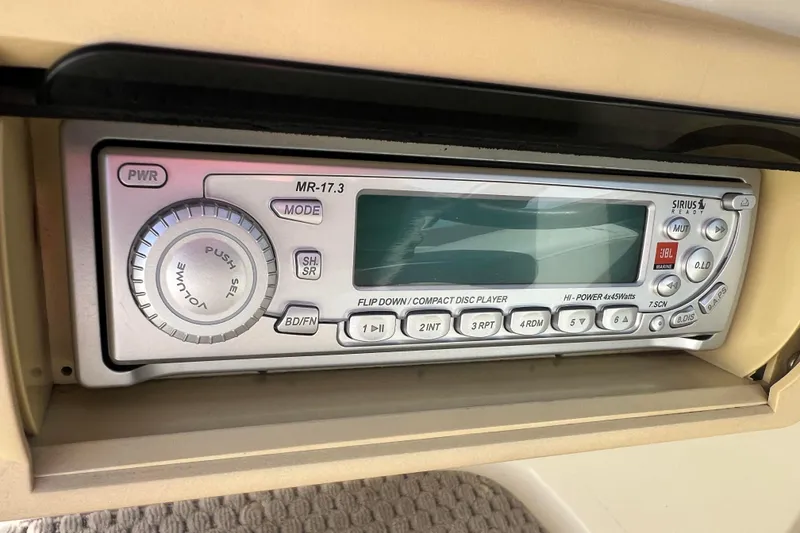 Slide: The Image of 2007 Azure AZ240 stereo system with Sirius-ready compact disc player and control panel. - 41