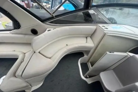 Slide: The Image of 2001 Regal Commodore 2960 interior with curved seating and modern design. - 1