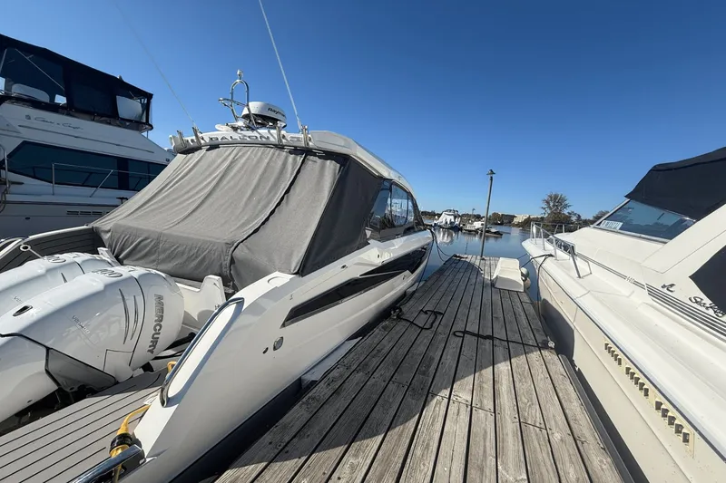 Slide: The Image of Interior of 2024 Galeon 325 GTO with modern amenities. - 13