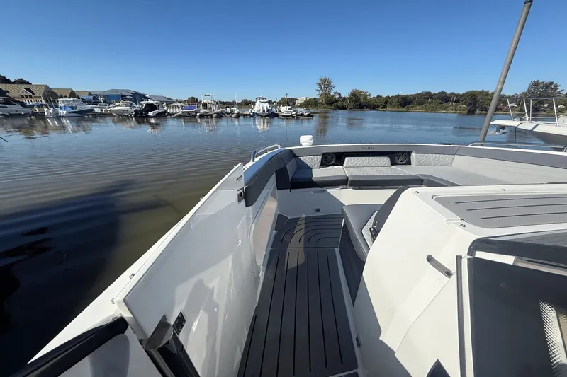 Slide: The Image of Interior view of the 2024 Galeon 325 GTO yacht. - 25