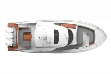 Slide: The Image of 2021 Tiara Yachts 38 LS, top view, luxury motor yacht design. - 22