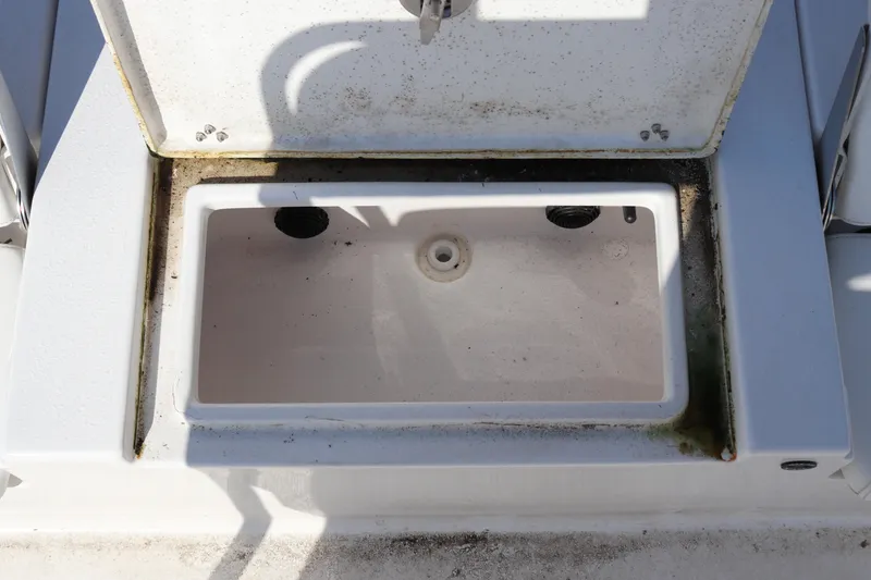 Slide: The Image of Open storage compartment on 2024 Blazer Bay 2220 Fisherman boat. - 14