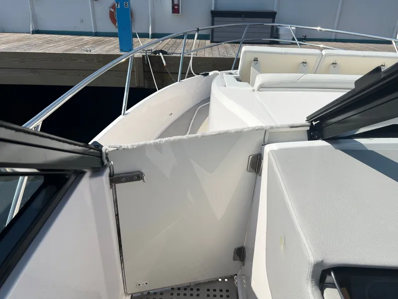 Slide: The Image of Engine compartment of 2022 Regal 36GC with Volvo Penta engines. - 28