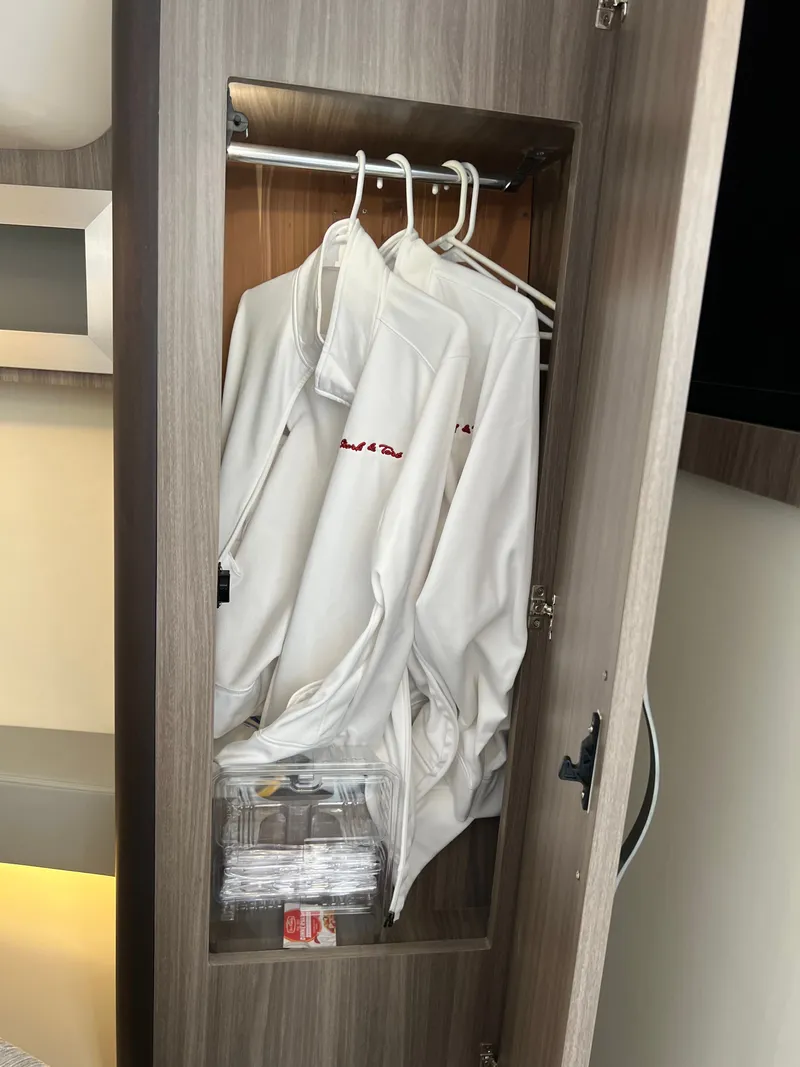 Slide: The Image of 2022 Regal 36GC boat propellers and stern drive, detailed view. - 3