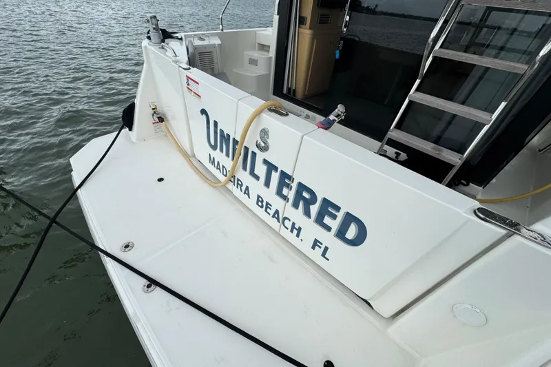 Slide: The Image of Beneteau Swift Trawler 35, 2023 model, docked at Madeira Beach, FL. - 20