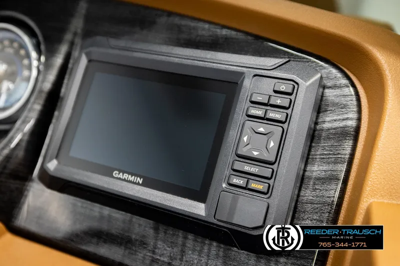 Slide: The Image of Garmin navigation system in 2026 Avalon LSZ VRB boat dashboard. - 39