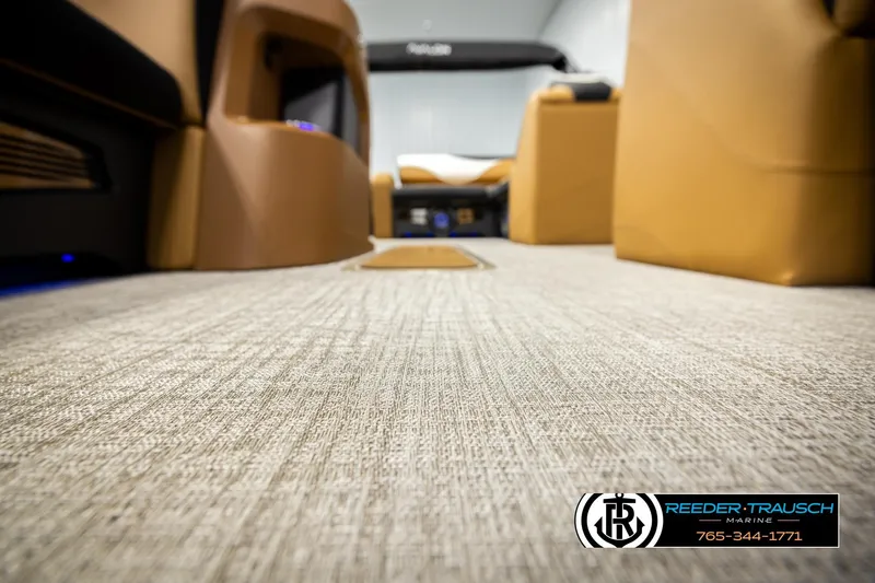 Slide: The Image of 2026 Avalon LSZ VRB interior with textured flooring and luxurious seating. - 49