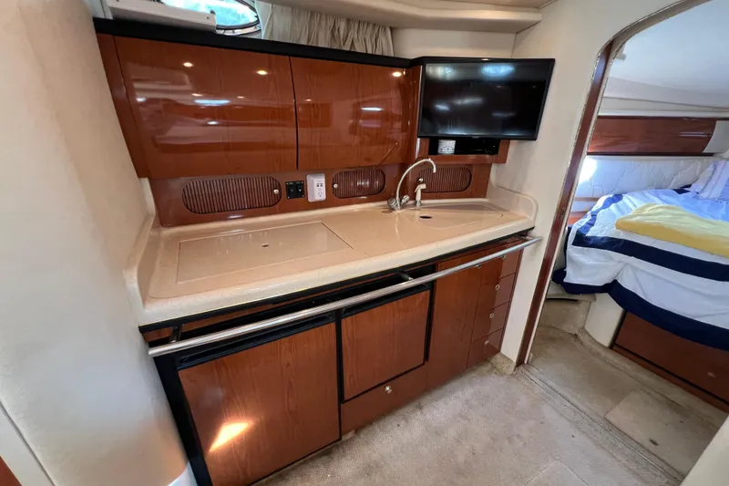 Slide: The Image of 2002 Sea Ray 360 Salon/Galley looking to Port - 18