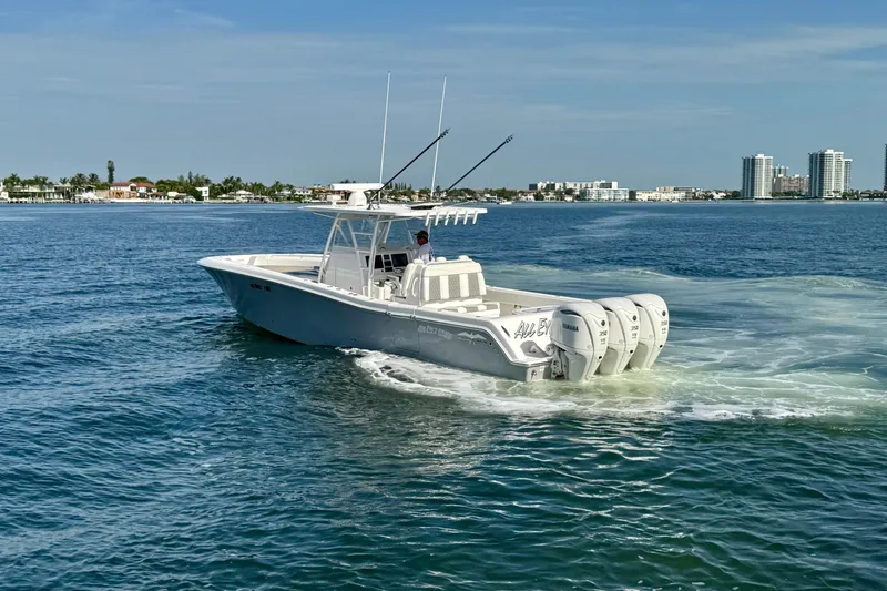 Slide: The Image of 2024 Invincible 39 Open Fisherman on the water. - 24