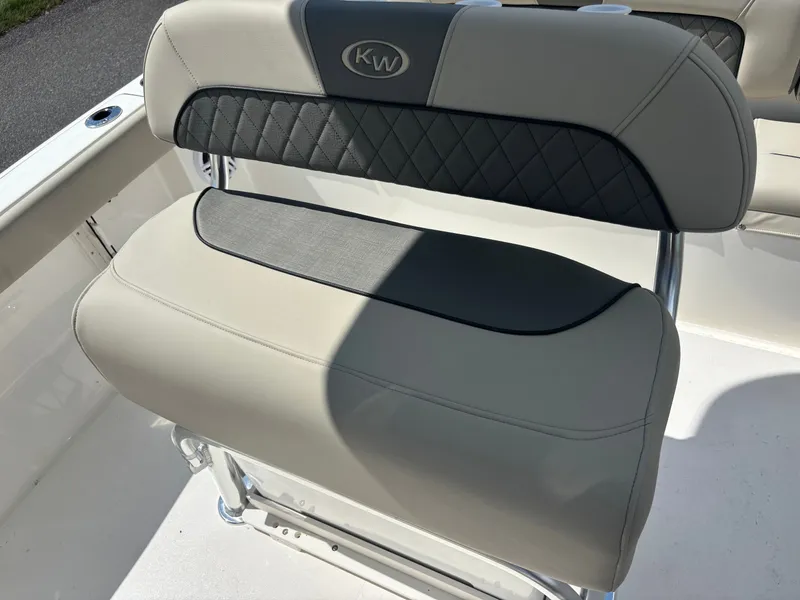 Slide: The Image of 2026 Key West 203 FS boat seat with elegant design and comfortable cushioning. - 11