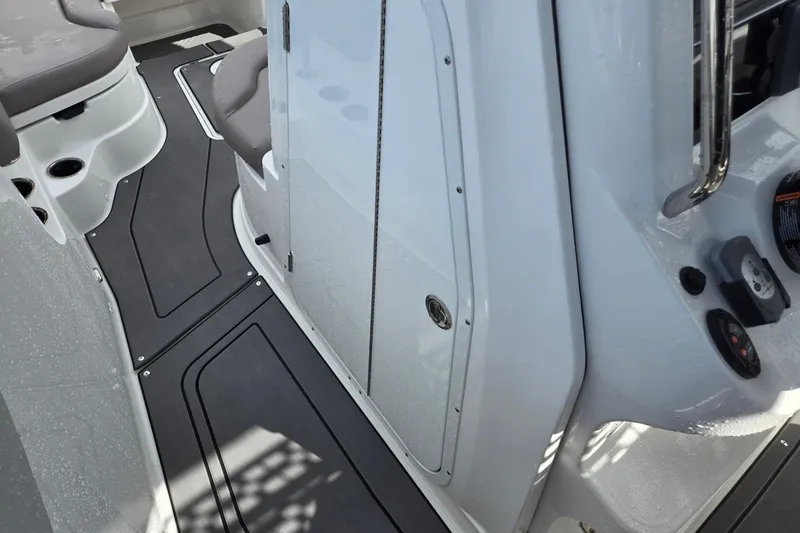 Slide: The Image of 2026 Hurricane Center Console 24 OB interior with sleek seating and modern design. - 40