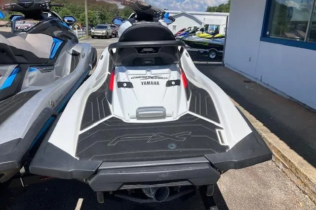 Slide: The Image of 2020 Yamaha WaveRunner FX Cruiser HO, rear view, parked outdoors. - 3
