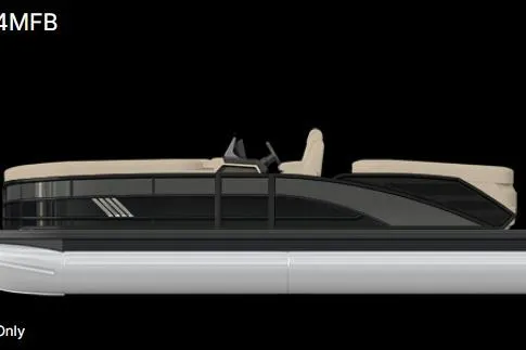 The Image of 2026 Bennington 24 M Fastback pontoon boat displayed outdoors at Hennepin Marine. - 0