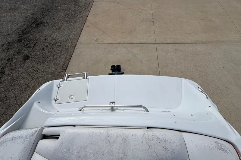 Slide: The Image of 2007 Crownline 190 SS boat rear view with swim platform and ladder. - 22