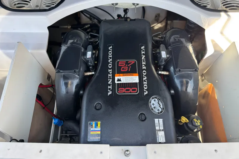 Slide: The Image of Volvo Penta 5.7 Gi engine in 2010 Four Winns H210 boat. - 17