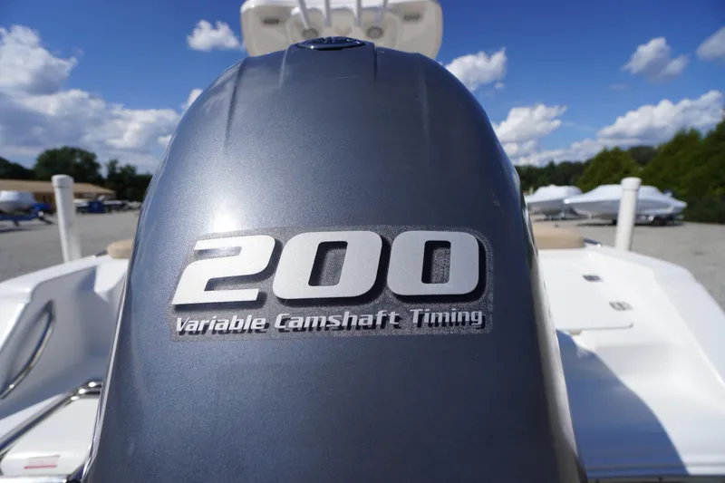 Slide: The Image of 2016 Tidewater 220 LXF boat with 200 Variable Camshaft Timing engine, outdoor setting. - 35