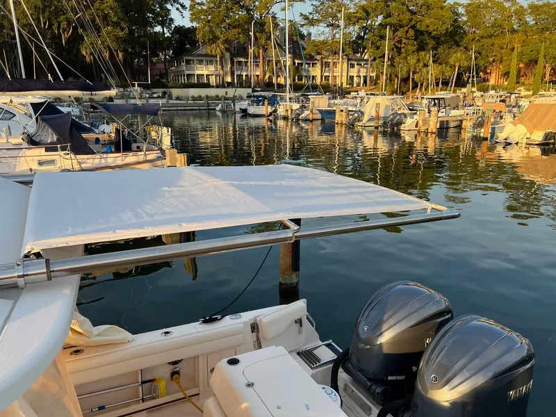 Slide: The Image of Electrically Retracted Cockpit Awning - 15