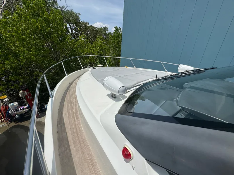 Slide: The Image of Luxury Absolute 40 yacht deck, 2014 model, with sleek design and modern features. - 48