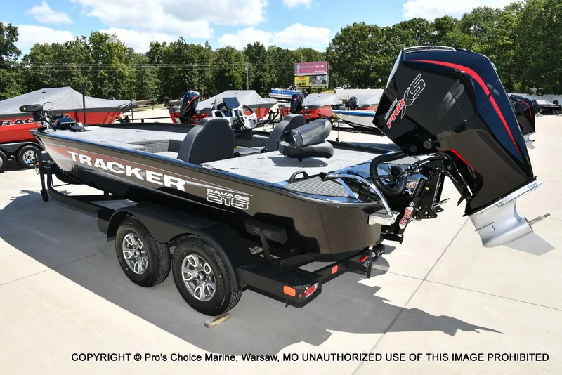 Slide: The Image of Tracker Savage 215 Big Catch Package w/225HP Mercury Pro-XS 2025 - 26
