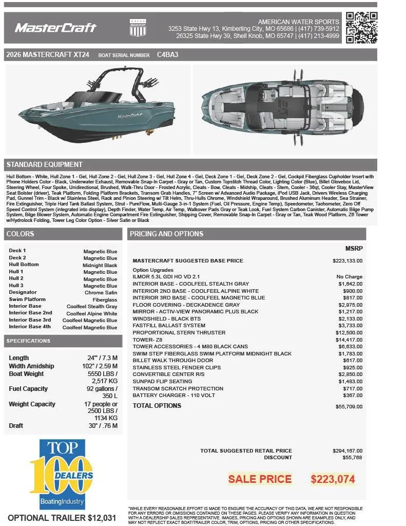 Slide: The Image of MasterCraft XT24 2026 - 3