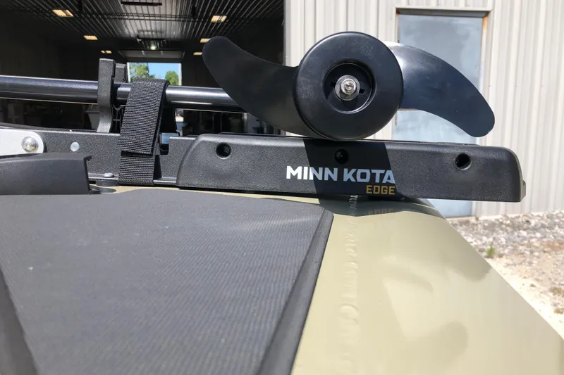Slide: The Image of Minn Kota Edge trolling motor on 2026 Tracker Pro Team 175 Crappie Edition boat. - 13