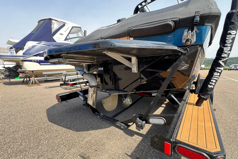 Slide: The Image of 2020 Nautique Super Air Nautique GS22 boat interior with spacious seating and modern design. - 10